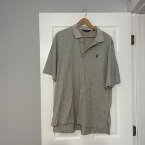 Polo Ralph Lauren Golf Polo Shirt Mens Size XL Classic Gray Pima Soft Touch